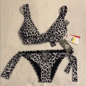 Vince Camuto Leopard Bikini
